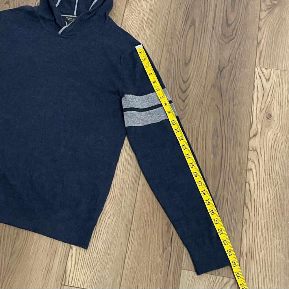 Banana Republic Organic Cotton Hooded‎ Sweater Blue